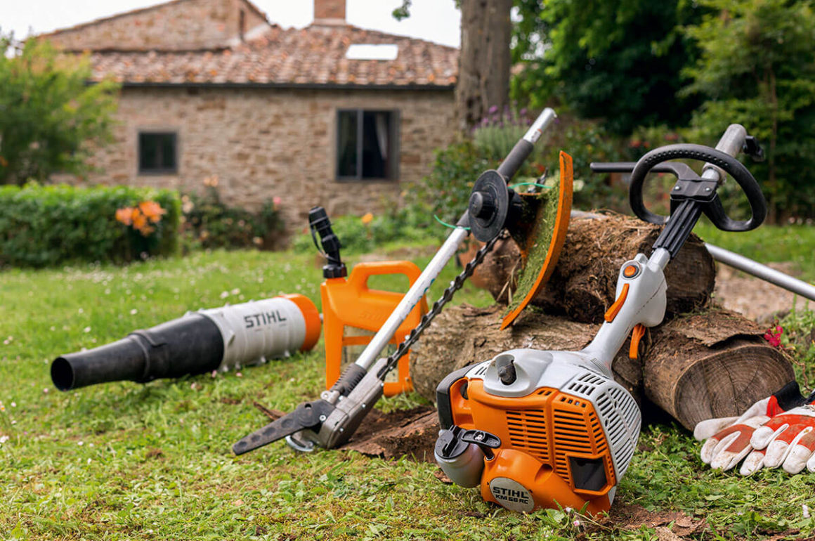 Eine Übersicht über verschiedene Geräte des STIHL Kombisystems
